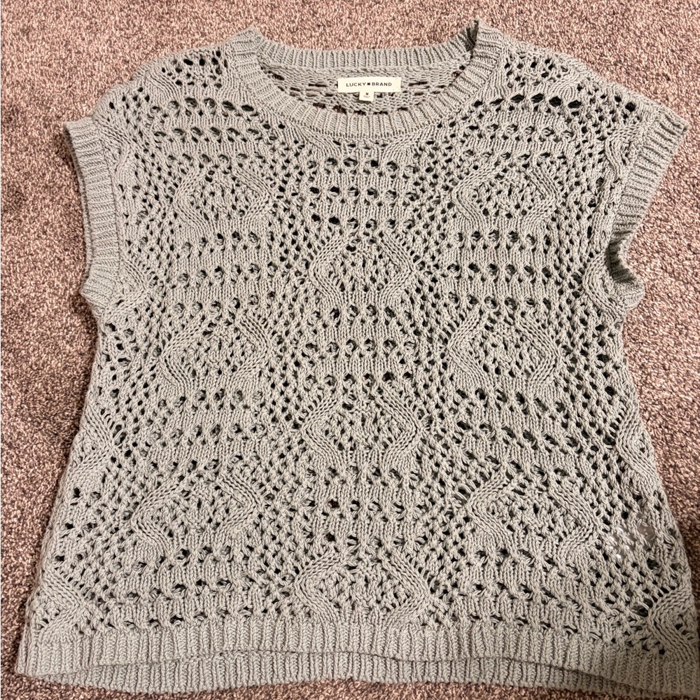 Lucky Brand Mint Green Knit Women's Sweater